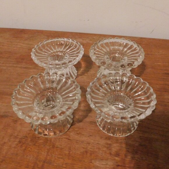 Partylite Set of Versatile Glass Candle Holders - Picture 2 of 7